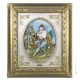 Tableau bas-relief PAOLO en porcelaine de Capodimonte Made in Italy