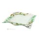 NINFEA – Plateau, assiette de service, centre de table en verre artistique, fait main