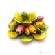 BOUGEOIR FIGUES – Décoration de centre de table, céramique Capodimonte
