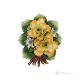 Coquelicots Branche murale, porcelaine fine de Capodimonte, fait main, moderne